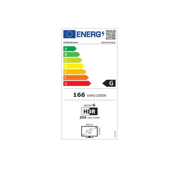 Smart TV LG 86NANO766QA 86" 4K ULTRA HD NANOCELL WIFI LED 4K Ultra HD NanoCell Direct-LED - Image 2